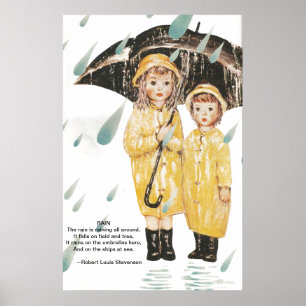 The Rain is raining Poster