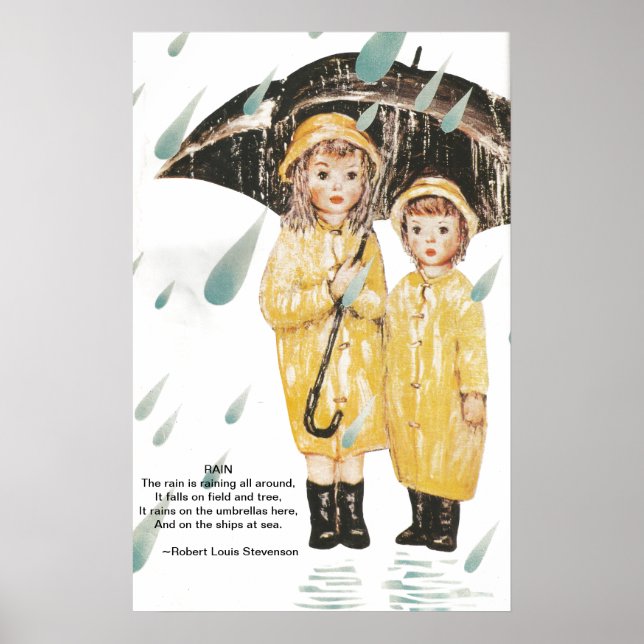The Rain is raining Poster (Front)