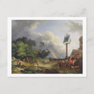 The Rainbow, 1784 (oil on canvas) Postcard
