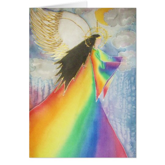 The Rainbow Angel Card