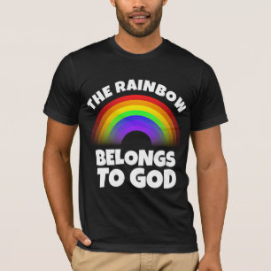 THE RAINBOW BELONGS TO GOD, Christian T-shirts