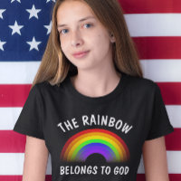 THE RAINBOW BELONGS TO GOD, Christian T-shirts