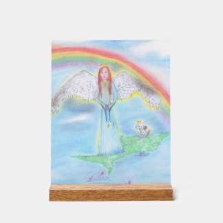 The rainbow bridge  acrylic sign