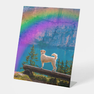 The Rainbow Bridge Poem, In Memory of a Pet... Pedestal Sign