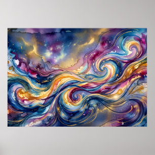 The Rainbow Current of Spirit Flow Wall Art
