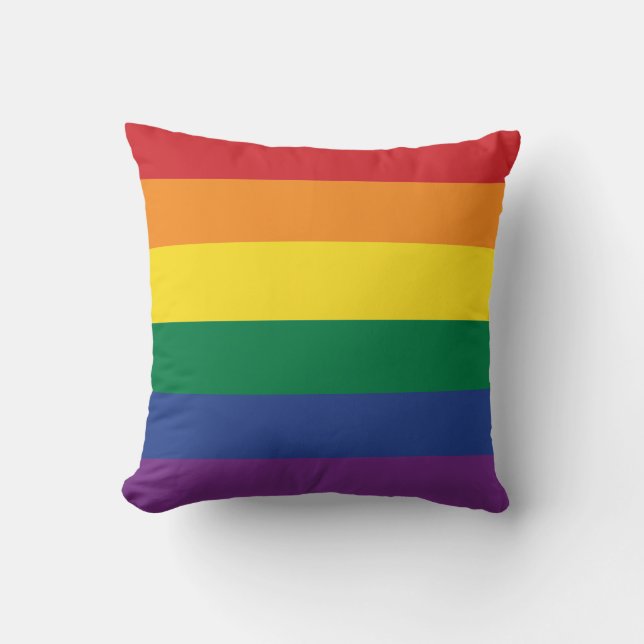 The Rainbow Flag Cushion (Front)