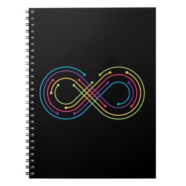 The rainbow infinity can symbolise anything it mea notebook (Front)