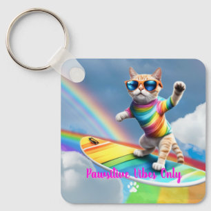 The Rainbow Rider Key Ring
