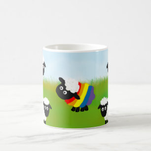 The Rainbow sheep, LGbt, Coffee Mug