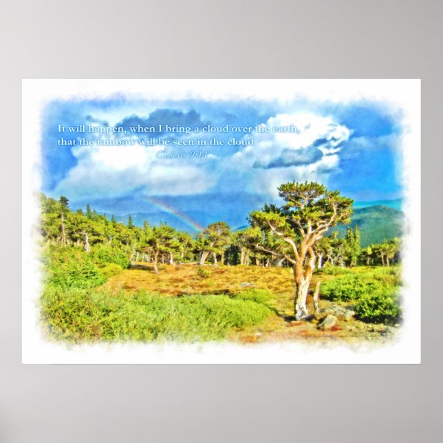 The Rainbow will be seen in the cloud Poster (Front)