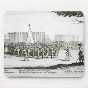The Raising of an Army Mouse Mat