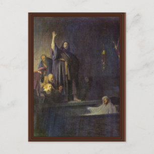 The Raising Of Lazarus. By Rembrandt Van Rijn Postcard