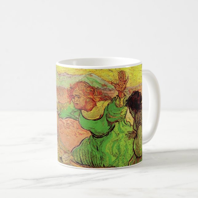 The Raising of Lazarus by Vincent van Gogh Coffee Mug (Front Right)
