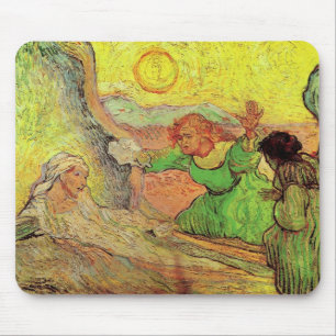 The Raising of Lazarus by Vincent van Gogh Mouse Mat