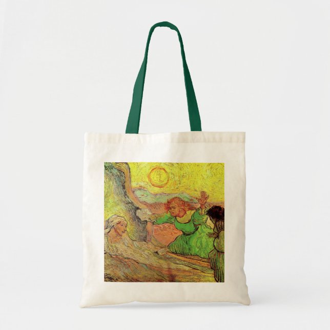 The Raising of Lazarus by Vincent van Gogh Tote Bag (Front)