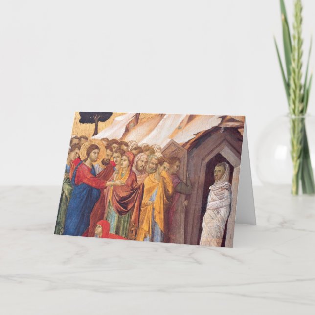The Raising Of Lazarus Card (Front)