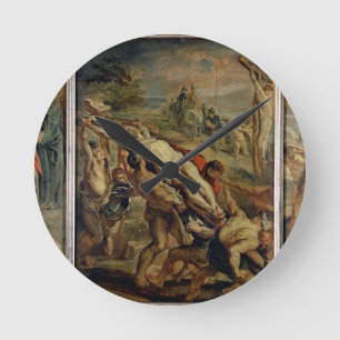 The Raising of the Cross, painted before 1609-10 ( Round Clock