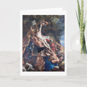 The Raising of the Cross, Rubens Card