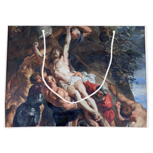 The Raising of the Cross, Rubens Large Gift Bag (Front)