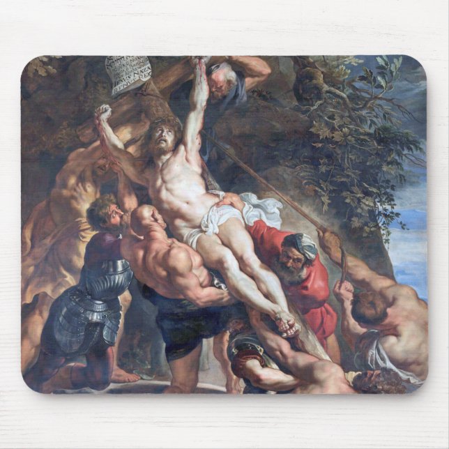 The Raising of the Cross, Rubens Mouse Mat (Front)