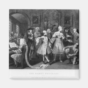 The Rake's Levee, plate II Magnet