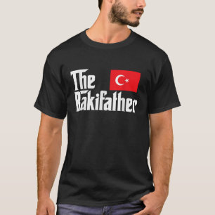 The Raki Father  Funny Turkish Flag Gif T-Shirt