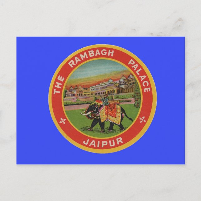 The Rambagh Palace Hotel - Jaipur India - Travel Postcard (Front)