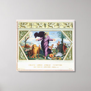 The Raphael Bible: Thirty-Three Scenes from the Ol Canvas Print