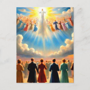 The Rapture: Christian Religious Art Postcard