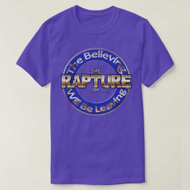 The Rapture Christian Religious - Gospel Scripture T-Shirt (Design Front)