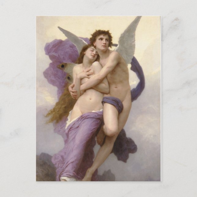 The Rapture of Psyche by William Bouguereau Postcard (Front)