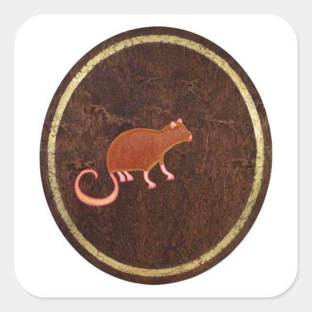 The Rat 2009 Square Sticker (Front)