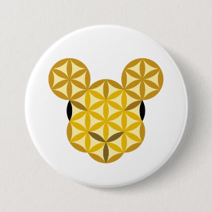 The Rat Of Life - Sacred Animals A01 7.5 Cm Round Badge