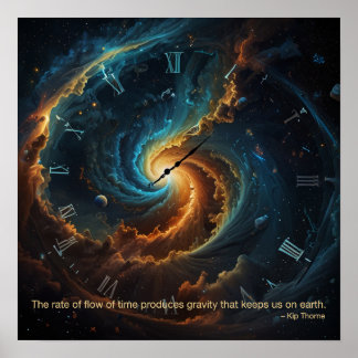 The rate of flow of time...  Poster