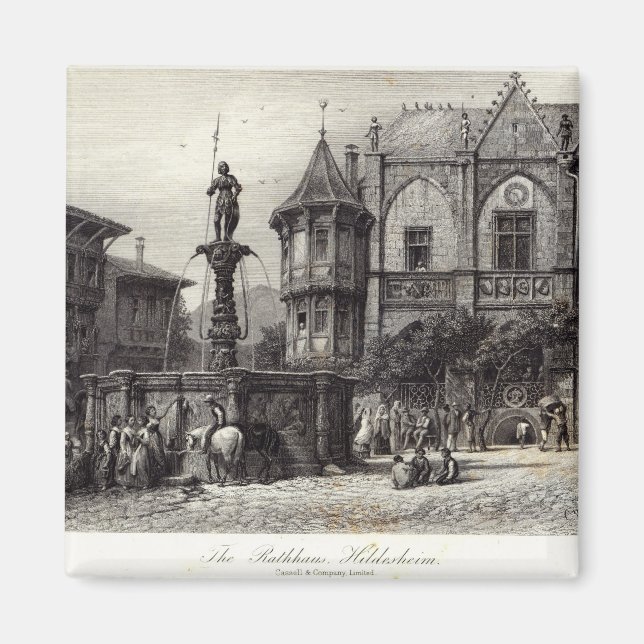 The Rathhaus, Hildesheim Magnet (Front)