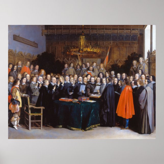The Ratification of the Treaty of Münster 1648 Poster (Front)