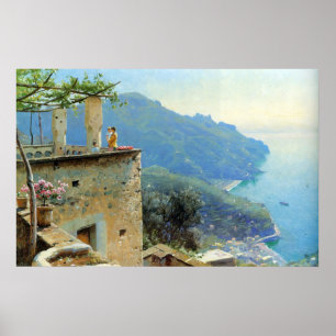 The Ravello Coastline Poster