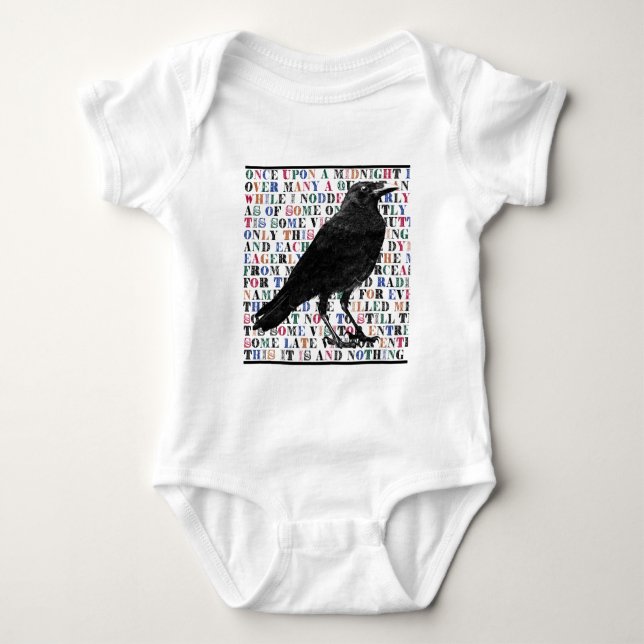 The Raven Baby Bodysuit (Front)