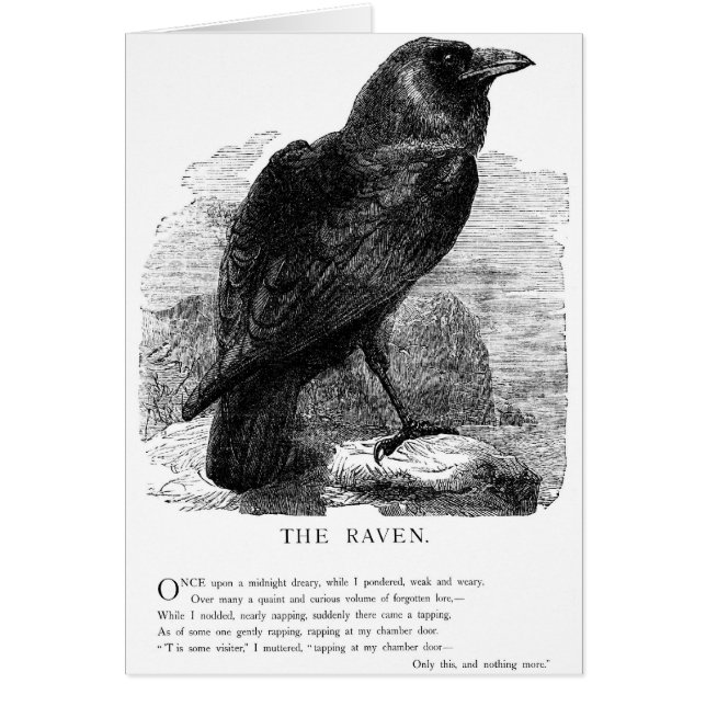 The Raven by Edgar Allen Poe (Front)