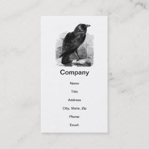 The Raven by Edgar Allen Poe Business Card