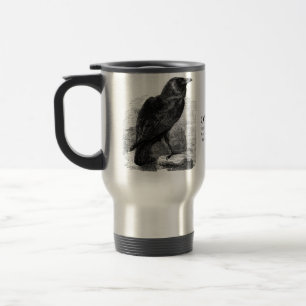 The Raven by Edgar Allen Poe Travel Mug