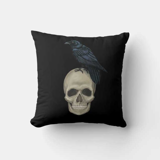 The Raven Cushion (Front)