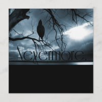 The Raven - Nevermore Sunbeams & Tree Blue