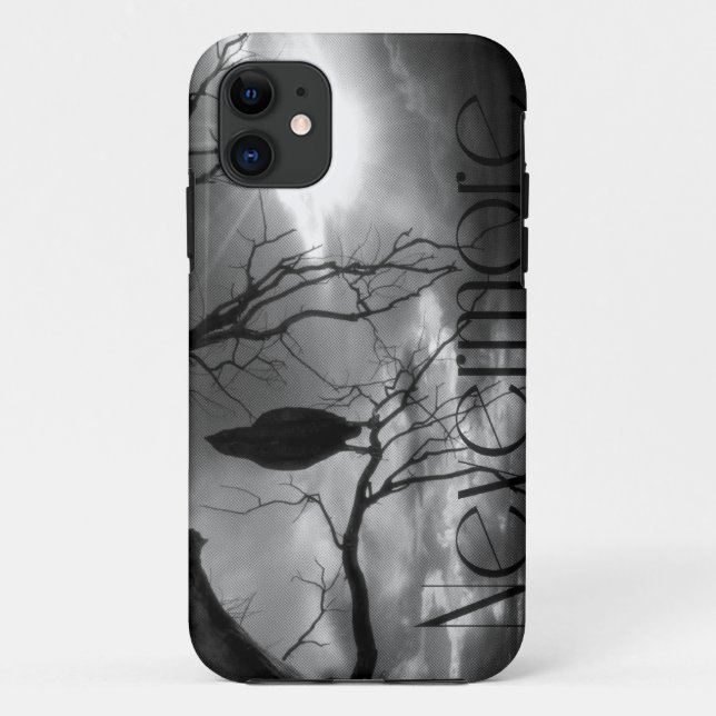 The Raven - Nevermore Sunbeams Tree Case-Mate iPhone Case (Back)