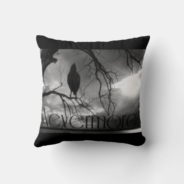 The Raven - Nevermore Sunbeams Tree Cushion (Back)