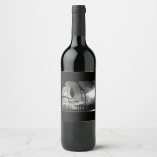 The Raven - Nevermore Sunbeams Tree Wine Label