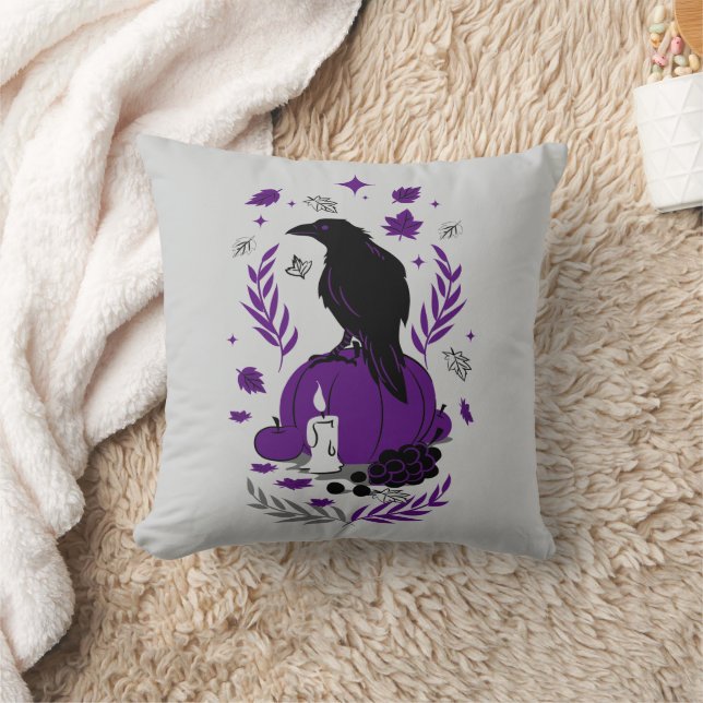 The Raven of Autumn – A Maryland Gothic Tribute  Cushion (Blanket)