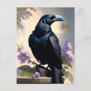 the raven postcard