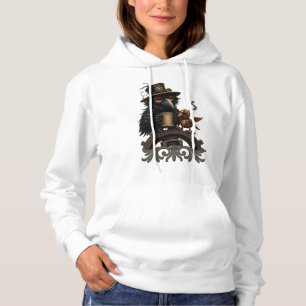 The raven powered by Coffee Hoodie