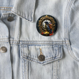 The Raven’s Clockwork Delivery 6 Cm Round Badge